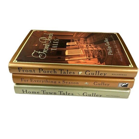 Philip Gully Spiritual Christian Inspirational 3 Novels Front Porch Tales u Hard - Picture 2 of 5